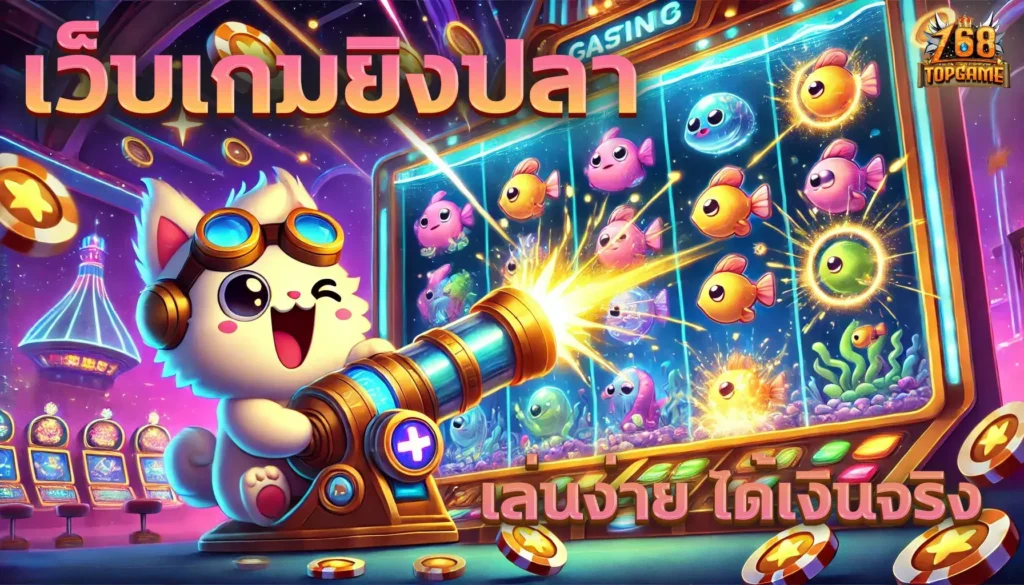 เล่นเกมยิงปลาได้เงินจริง บนเว็บ 168topgame